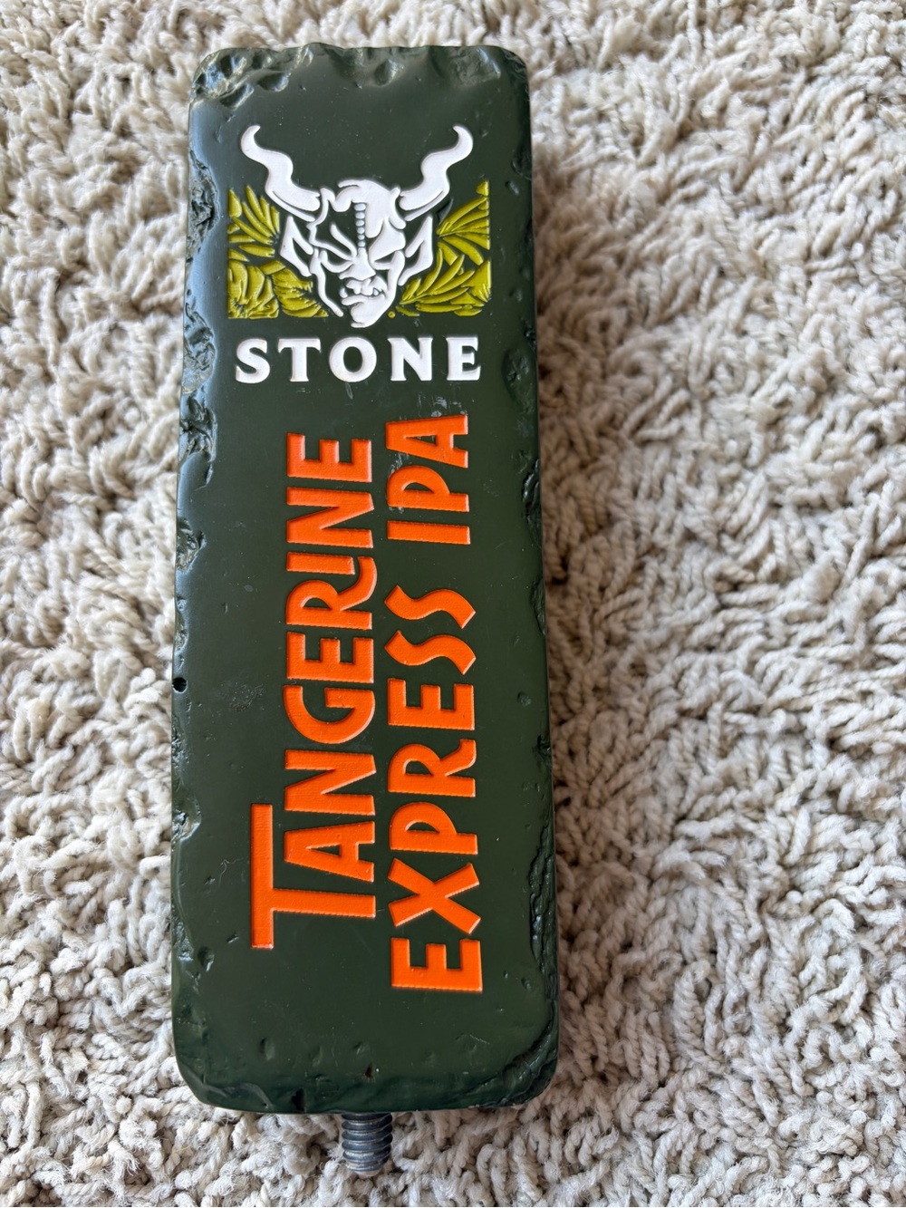 Stone Brewing Tangerine Express IPA Craft Beer Tap Handle Kegerator Bar Y19